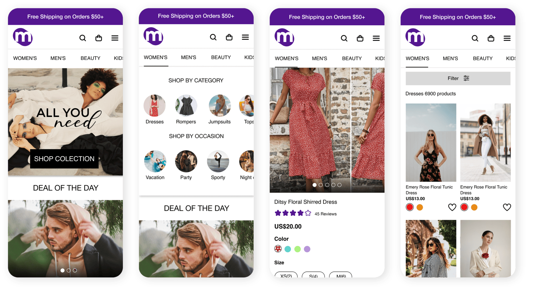 Mirror responsive mobile screens