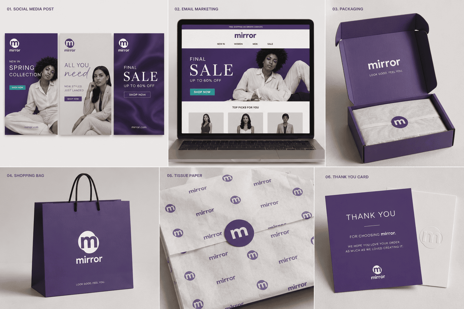 Mirror marketing application