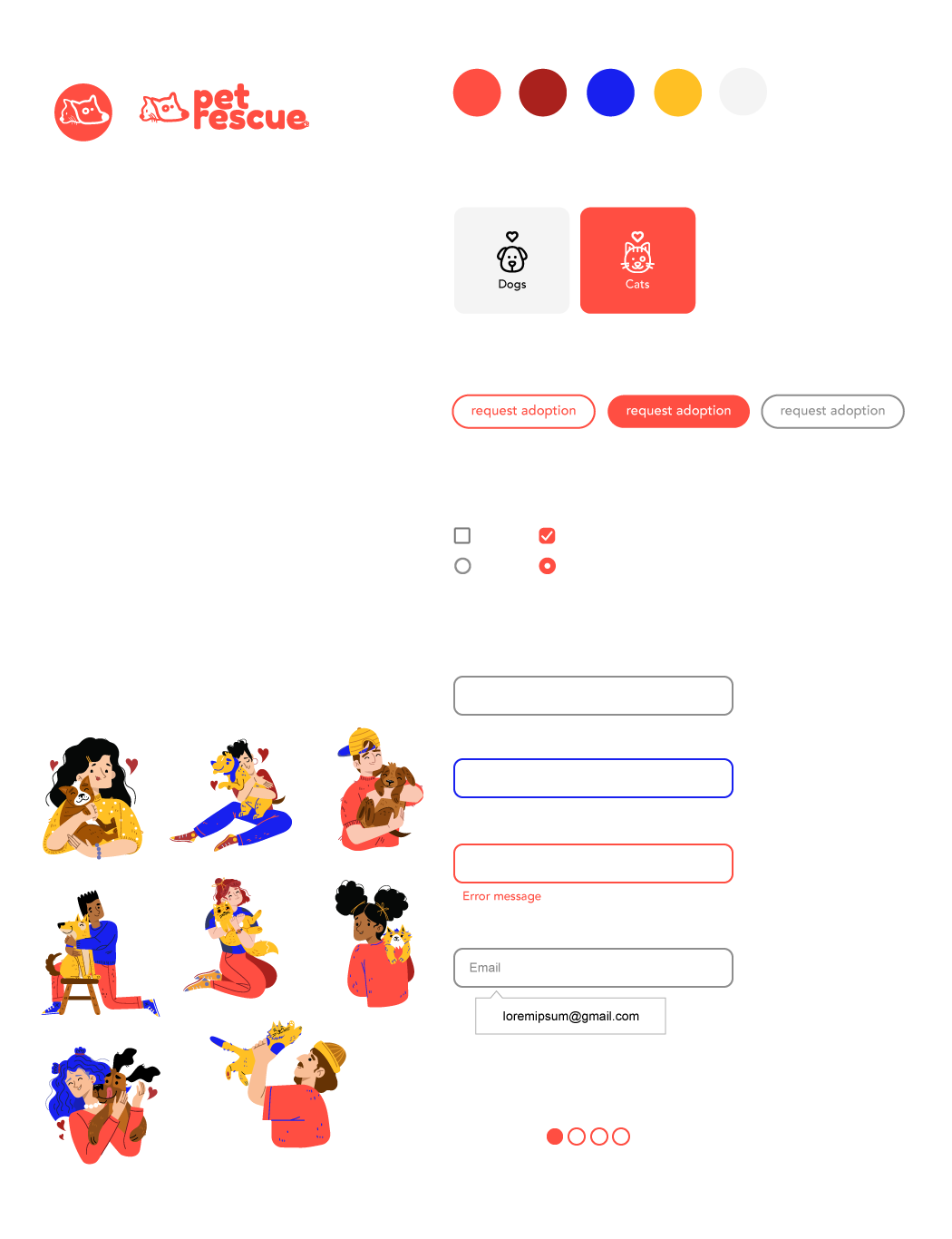Pet Rescue UI Kit